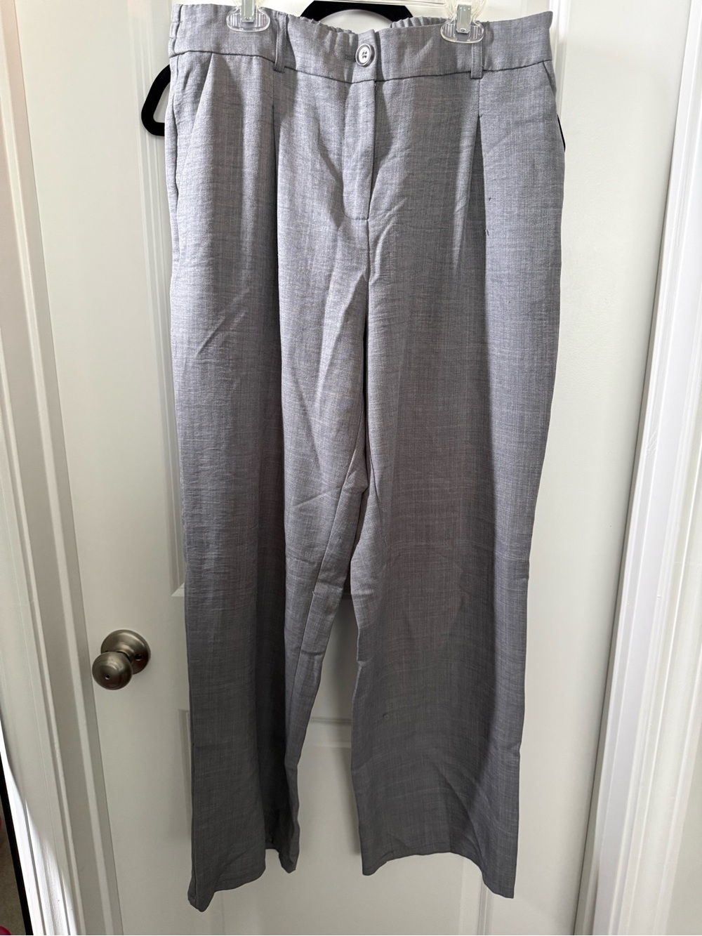 Soho Women’s Gray Dress Pants - Straight Leg